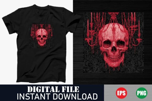 Bloody Skull Graphic Black Shirt: A Designer's Deep Dive