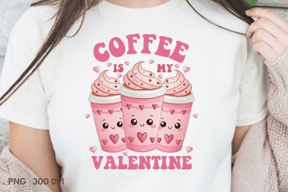 Coffee is My Valentine PNG: The Ultimate Design Asset
