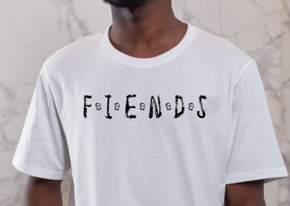 Fiends (Friends) Joke POD Graphic: A Nostalgic Laugh