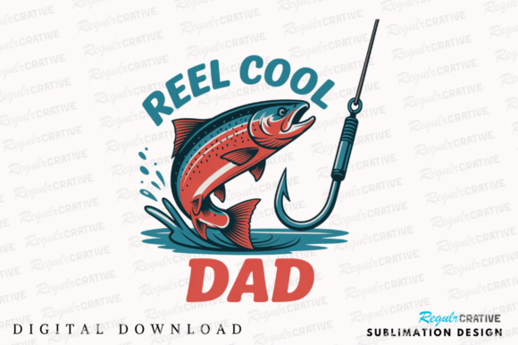Reel Cool Dad: A Graphic Tee for Fishing Dads