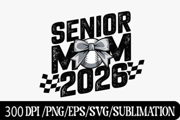 Senior Mom 2026 Baseball Graphic: A Sporty Celebration