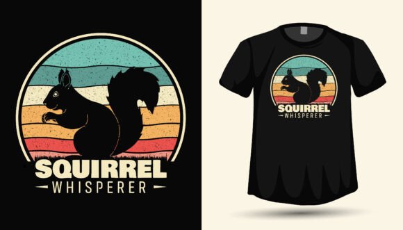 Squirrel Tshirt Design Pod Graphic: A Playful Asset for Modern Creators