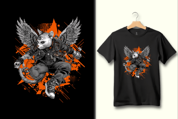 Third Eye Cat Angel PNG: Unlock Edgy, Surreal Design