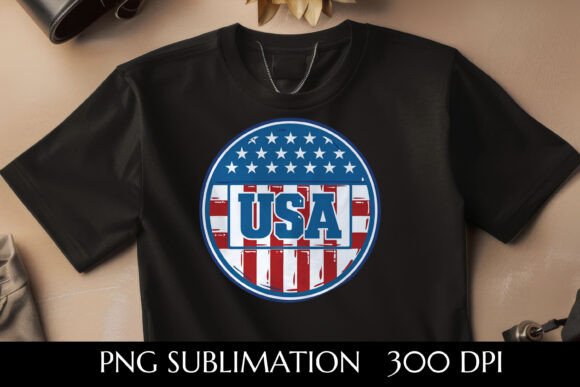 USA Flag Graphic Design Element: A Versatile Digital Asset