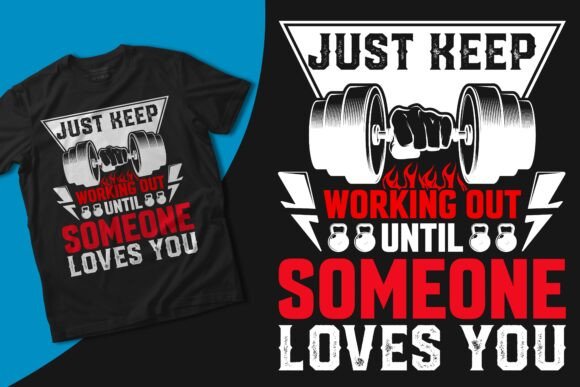 Workout Gym and Fitness Graphic Design: Fueling Motivation with Typography
